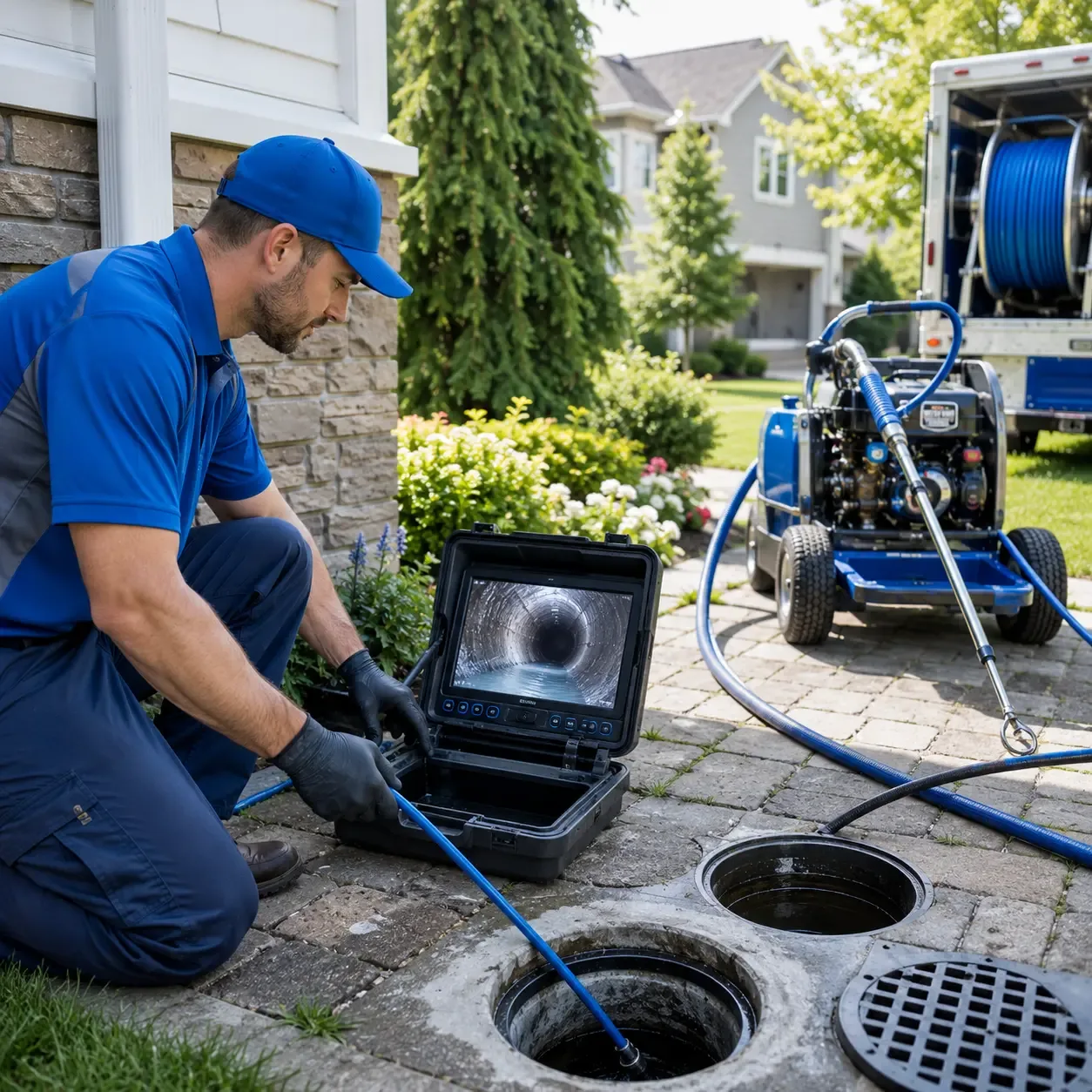 Outdoor drain cleaning professionals serving Lisbon, OH